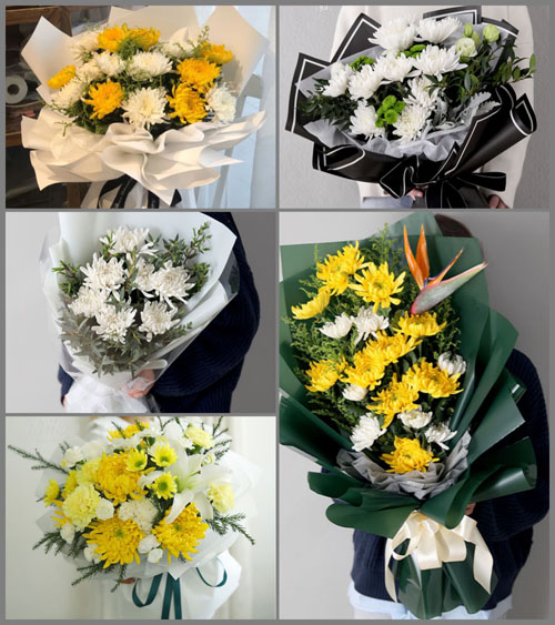 广东揭阳市普宁市梅林镇桂嶂村白事花束代送